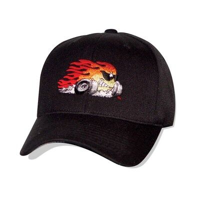 Flaming Head Dude Hat