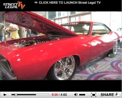 Video: Twin Supercharged Barracuda at SEMA 2008